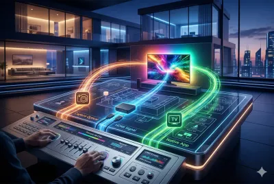 Cómo sincronizar luces con tu TV: Cámaras, HDMI y Apps