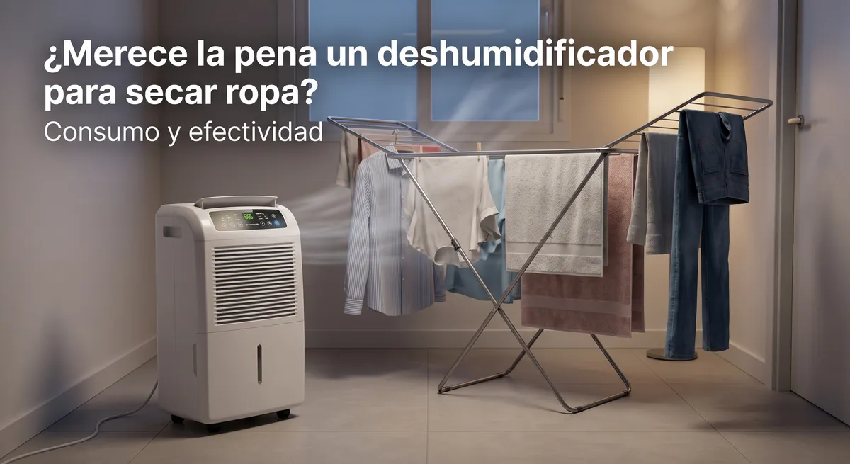 ¿Merece la pena un deshumidificador para secar ropa? Consumo y efectividad