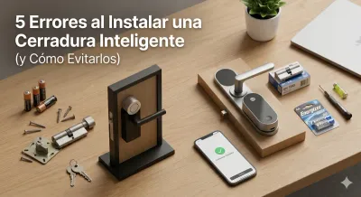 5 Errores al Instalar una Cerradura Inteligente (y Cómo Evitarlos)
