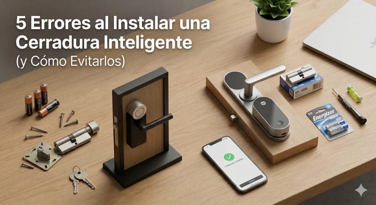 5 Errores al Instalar una Cerradura Inteligente (y Cómo Evitarlos)