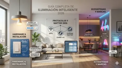 Iluminación inteligente: interruptores WiFi y bombillas que realmente funcionan