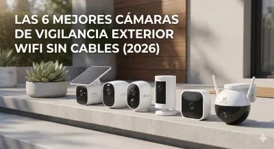 Las 6 Mejores Cámaras de Vigilancia Exterior WiFi Sin Cables (2026)