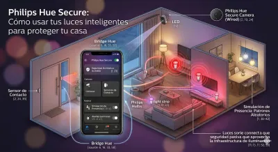 Philips Hue Secure: Cómo usar tus luces inteligentes para proteger tu casa